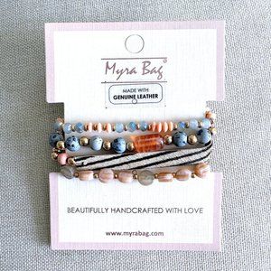 MYRA BAG Savannah Free Layered Bead Bracelet NWT